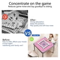thumbnail image 5 of Pink Mahjong Mat with Rules, 31.5*31.5in Anti Slip American Mahjong Mat for Table, Noise Reduction, Neoprene Mah jongg Mats with Carrying Bag & 3 Dices, Mahjong Supplies Gift, Board Tile Games Mats, 5 of 7