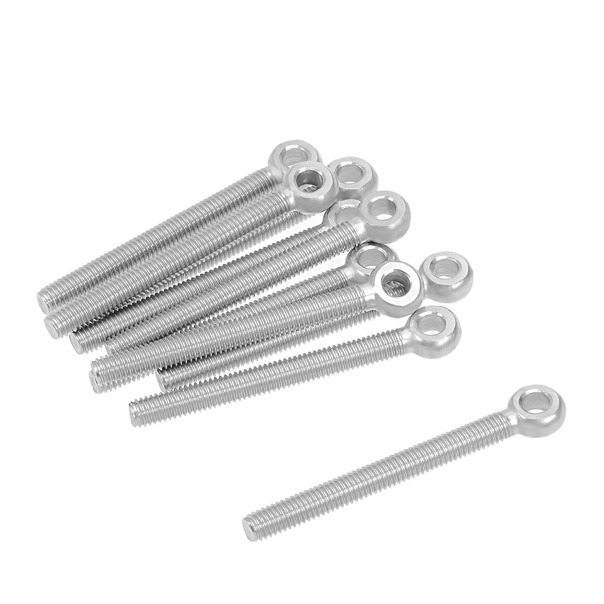 M6x60mm 304 Stainless Steel Machine Shoulder Lift Eye Bolt Rigging