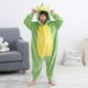 thumbnail image 2 of Pijama de dinosaurio de dibujos animados para niños, monos de lana, ropa de casa Infantil, Halloween, Navidad, 2 of 4