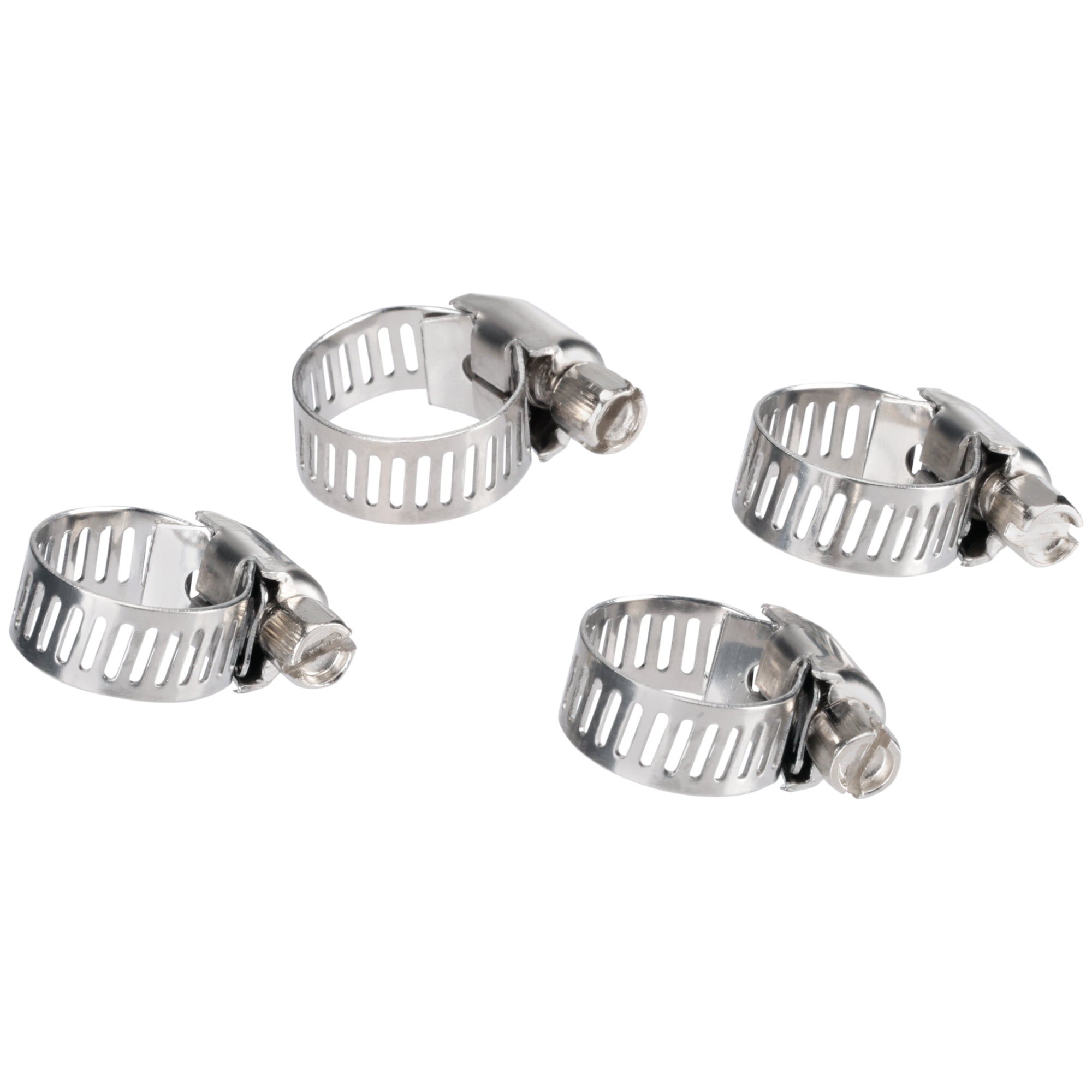 Shop Craft® Stainless Steel Bands Hose Clamps 4 ct Pack