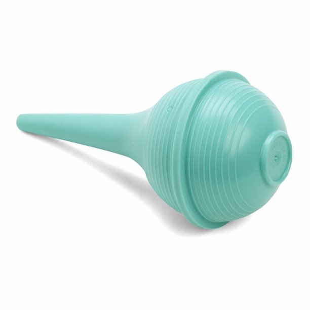 MEDINT 1 oz Bulb Syringe Sterile Nasal Aspirator, Blue Ear and Ulcer