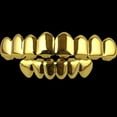 thumbnail image 4 of Parte Inferior Dentadura Postiza Bewildely Portátil Halloween Oro Plata, 4 of 6