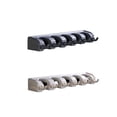 thumbnail image 3 of Cateissary Colgador de fregonas de PP para baño, cocina, inodoro, oficina, edificio, bola de baño, paraguas, gancho de escoba de silicona, Juegos de accesorios de baño Gris, 3 of 6
