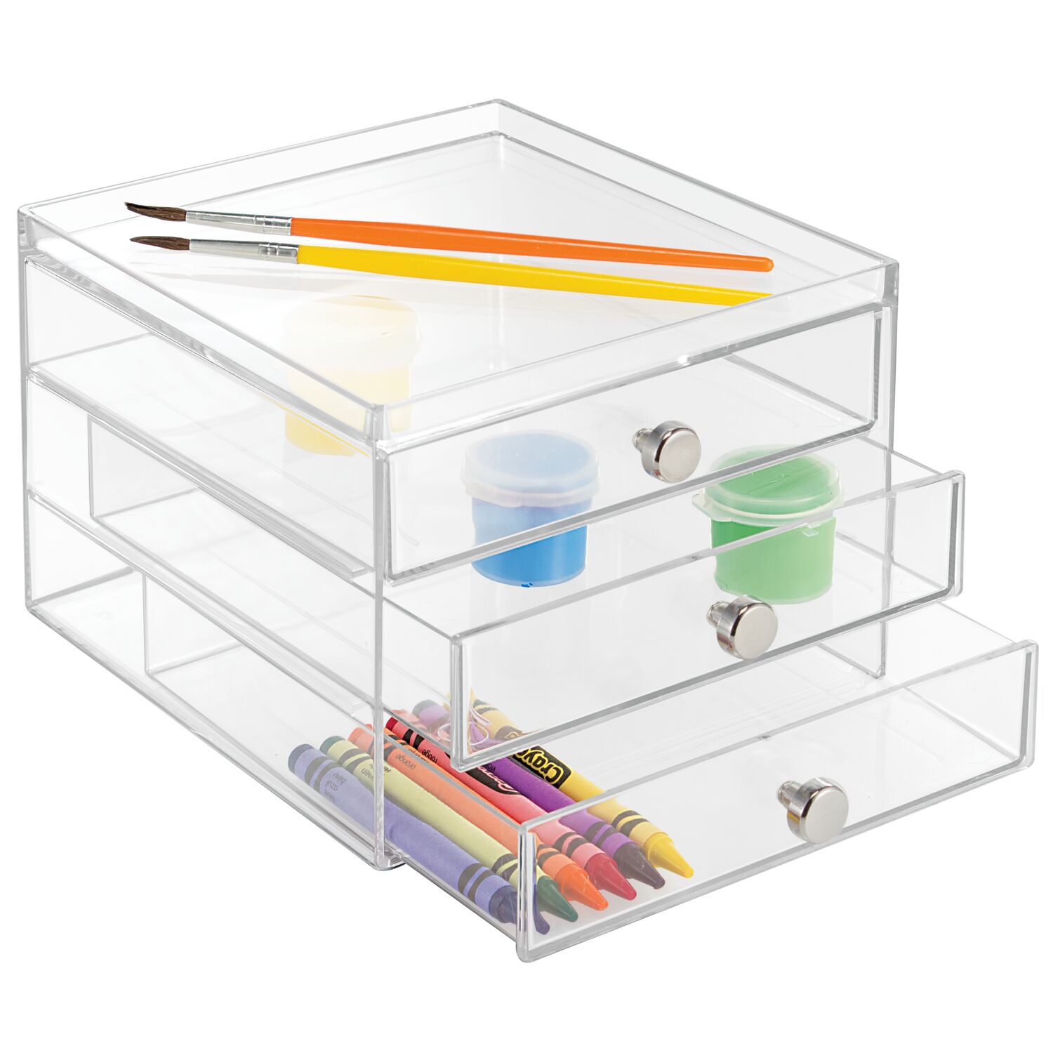 iDesign Storage and Organization Drawers, 3-Drawer Slim - image 4 of 6