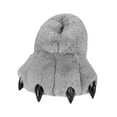 thumbnail image 2 of 2 Piezas Pantuflas Con Pata De Oso Yinane Zapatillas Suaves De Felpa Con Patas De Animales Para Mujer Para Dormitorio Gris Zapatillas de felpa, 2 of 8