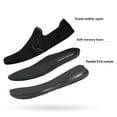 thumbnail image 5 of Bruno Marc Mens Slip On Loafers Shoes Casual Mesh Walking Running Sneakers Shoes WALK_SOFT_01 BLACK/GREY size 9, 5 of 6