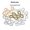 Multicolor, variant on MATROOY 30Pcs 8*23mm Charms Infinity Link Symbol Connectors For Pendants DIY Jewelry-KC Gold