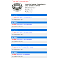 thumbnail image 2 of Inner Wheel Bearing - Compatible with 2013 - 2018 Kenworth T680 2014 2015 2016 2017, 2 of 2