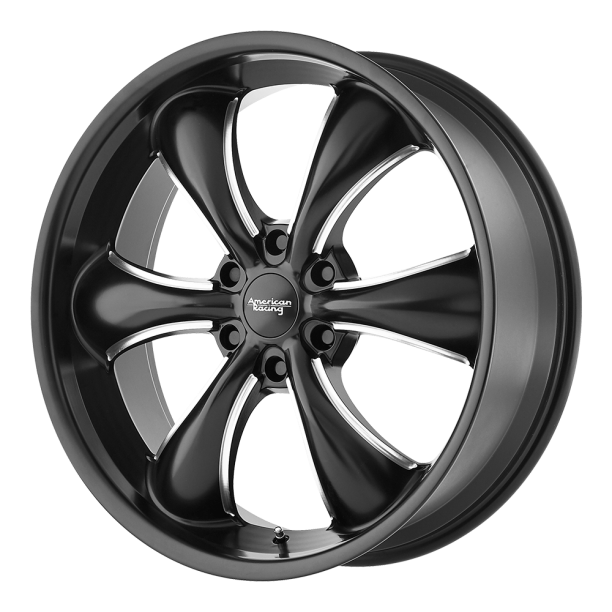 American Racing Cast Aluminum Rim AR914 22X9 6X5.5 SBLK MILL 15MM