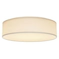 thumbnail image 2 of Nuvo Lighting 15 inch CCT Selectable Fabric Drum LED Decor Flush Mount Fixture White Fabric Shade Acrylic Diffuser - White Fabric, 2 of 7