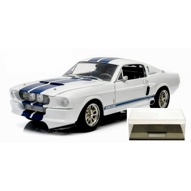 Diecast Car Accessory Package 1967 Ford Shelby Gt500 The Road Cars White W Aƒae A A A Aƒa Sa A Blue Stripes Greenlight 1 18 Scale Diecast Model Toy Car W Display Case Walmart Com