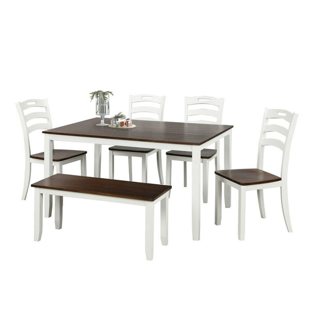 6 Piece Dining Table Set Kitchen, Dining Room Table And Chairs Set Of 6