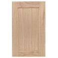 thumbnail image 2 of 11.75W x 22.5H Unfinished Oak Kitchen Cabinet Door Replacement, Shaker Style, 2 of 8