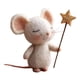 thumbnail image 4 of Ratones hechos a mano con adornos de muñecos de ratón estrella, miniatura navideña creativa para interiores Estilo D, 4 of 9