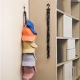 thumbnail image 5 of CSChome Baseball Hat Organizer Baseball Hat Hanger Organizer with 8 Non-Slip Clips Rotatable Closet Door Back Wall Hook, 5 of 5