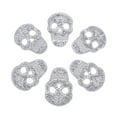 thumbnail image 1 of Abbracc 6 Pcs Motif Crâne en Strass pour Repassage à l'Application en Strass, 1 of 7