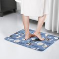 thumbnail image 4 of Dog with Woof and Bark Flannel Non Slip Door Rugs,Washable Door Mats Indoor,Decorative Door Mats,Dirt-Resistant and Absorbent Doormat for Entrance,Bedroom,Kitchen,Bathroom,31.5x17in(80x43cm), 4 of 4