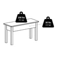 thumbnail image 3 of Winsome Emmett Bench with Seat Storage in Walnut Finish - 94739, 3 of 9