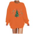 thumbnail image 2 of Futezty Christmas Sweatshirts for Women Novelty Funny Santa Xmas Tree Graphic Pullover Tops Loose Casual Fleece Shirts, 2 of 4