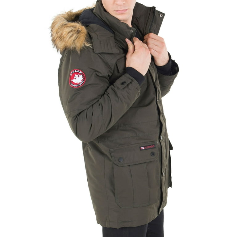 Canada weather gear men's insulated jacket top