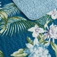 thumbnail image 2 of Tommy Bahama Southern Breeze Ensemble de Courtepointe, Très Grand Lit, Bleu Foncé, 2 of 7