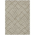 thumbnail image 2 of Addison Rugs Chantille Indoor/Outdoor Transitional Squares Brown Washable Rectangle Rug, 5' x 7'6", 2 of 6