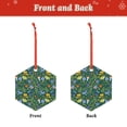thumbnail image 2 of Hirioo Forest Flora And Fauna for Acrylic Christmas Pendant Hanging Christmas Tree Ornaments, Car, Home, Office Gift Decor-Hexagon, 2 of 7