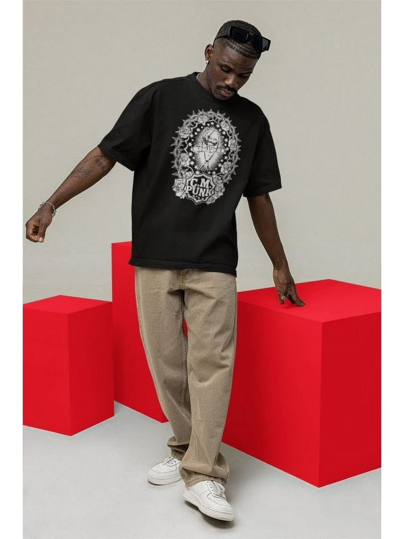 CM Punk Straight Edge Society SES Mens Black T-shirt XXL - Walmart.com