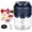 Blue-FOur-Blade Head, variant on Garlic Crusher, Electric Garlic Chopper, USB Rechargeable Mini Prep Food Processor, 2026 Upgrade Vegetable,Fruit Chopper for Kitchen(Blue-Three-Blade Head)