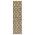 thumbnail image 4 of SAFAVIEH Courtyard Alyssa Geometric Indoor/Outdoor Area Rug, Brown/Bone, 2'7" x 5', 4 of 11