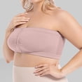 thumbnail image 7 of Vrotazzy Plus Size Front Closure Push Up Wireless Bra Racerback Bandeau Shirt Bust Seamless Daily Comfort, 7 of 7