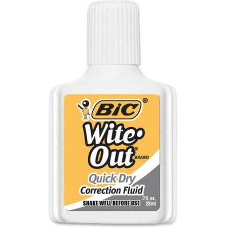 Bic Wite-Out Quick Dry White 1 Each (Pack of 2)