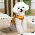 thumbnail image 3 of Stylish Striped Dog Pullover Shirt Soft Breathable Mesh Summer Puppy Vest Top With Linen Ring And Pattern For Small Medium Large Pet Apparel, 3 of 3