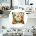 thumbnail image 5 of nygtbtfer Fall Pillow Covers Teal Orange White Green Pumpkins Decorative Couch Pillow Cases Set of 2 Thanksgiving Throw Pillows Farm Decor For Room Porch Patio Couch Outdoor White, 5 of 7