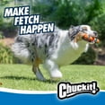thumbnail image 6 of Chuckit! Ultra Fetch Stick Durable Rubber Interactive Outdoor Fetch Dog Toy, 12" for Dogs 10 to 120+ lb All Breeds, Orange and Blue, Pack of 1, 6 of 8
