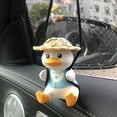 thumbnail image 2 of Cute Cartoons Accessories for Car Interior Ornaments Duck Car Pendant Duck Swing Car Rearview Mirror Decor Birthday Gift Auto Crafts Doll, 2 of 9