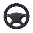 thumbnail image 3 of Daiia Purple Butterfly Steering Wheel Cover Auto Steering Wheel Covers Breathable Anti-Slip Steering Wheels Car Interior Decor Accessories for Men Women Universal 15 Inch, 3 of 8