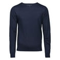 thumbnail image 1 of Tee Jays Mens Merino Blend Crew Neck Jumper, 1 of 2