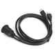 thumbnail image 3 of Dual USB3.0 Data Cable Dashboard Flush Mount Panel Extension Line Waterproof 1 meter/39.4in, 3 of 5