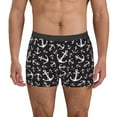 thumbnail image 4 of Wukai Anchors Print Men’s Underwear Breathable Boxer Briefs,&nbsp;Moisture Wicking & Breathable-Small, 4 of 7