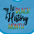 thumbnail image 4 of Inktastic My 1st Black History Month Boys or Girls Baby Bib, 4 of 4