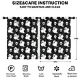 thumbnail image 2 of Blackout Kids Curtains,Black Halloween Ghosts and Skulls Childrens Insulated Curtains Set Of 2,Bedroom Essentials,Toddler Room Decor 42"x54", 2 of 5