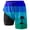 Z11-Blue, variant on CHENge Board Shorts Fashion Tropical Print Quick Dry Surf Board Shorts with Built-In Briefs Upf 50+ Sun Protection Summer Swimwear