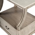 thumbnail image 3 of Butler Specialty Danielle Marble Nightstand in Gray, 3 of 10