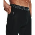 thumbnail image 3 of Leggins Under Armour Armour HeatGear 3/4 para hombre, color negro/gris, 3 of 6
