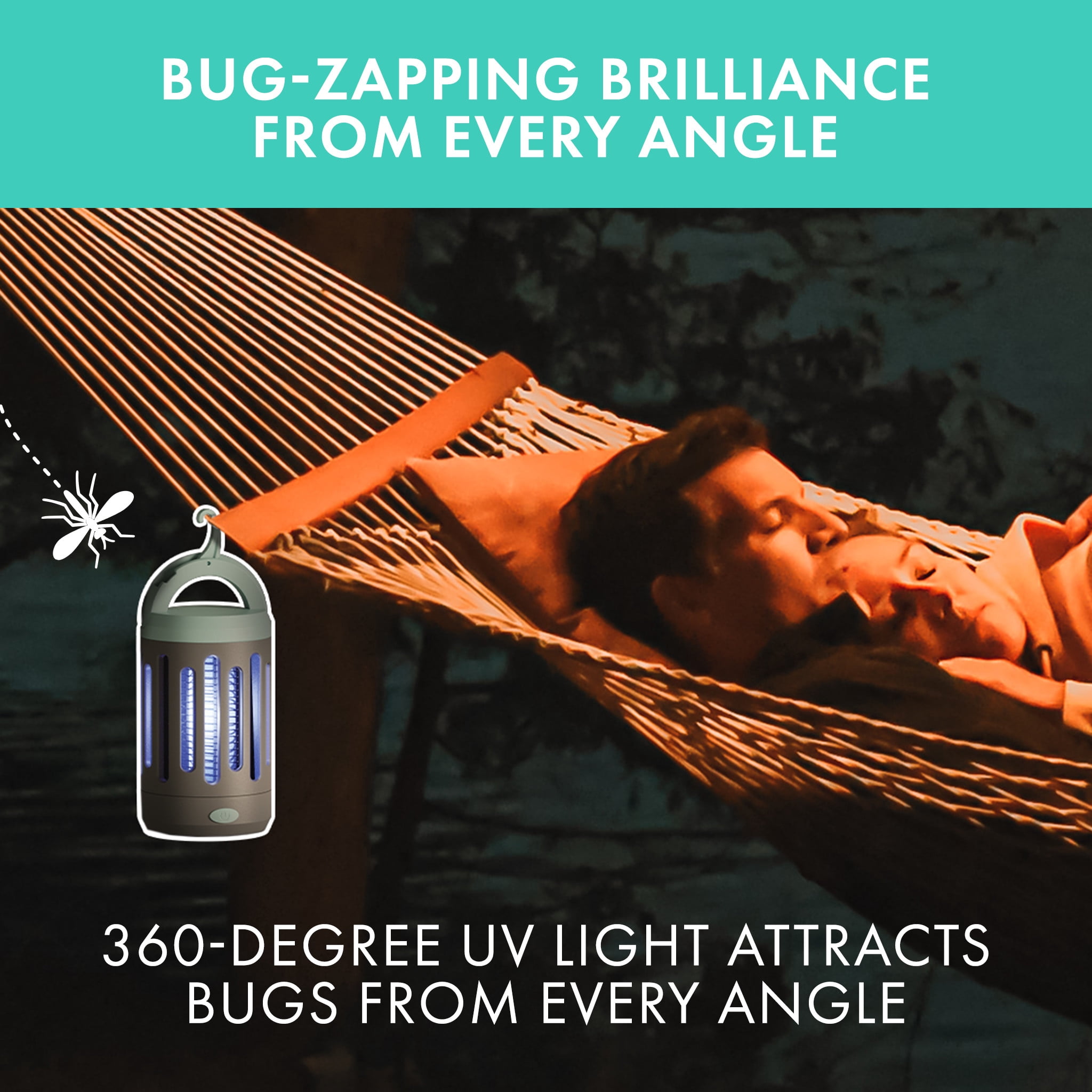 STEM® Flying Insect Zapper, Indoor and Outdoor Electric Fly & Mosquito Trap, Includes Micro-USB Charging Cable and Brush For Cleaning
