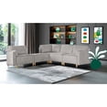 thumbnail image 1 of Sala Modular Makora Morelli Memory Foam Gris Claro Chenille De 5 Módulos, 1 of 10