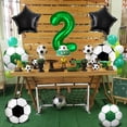 thumbnail image 4 of Soccer Party Decorations, Soccer Foil Balloons, Number 2Foil Balloons for Kids Soccer Fans Birthday Party, Soccer Game Day Party Decorations, 4 of 7