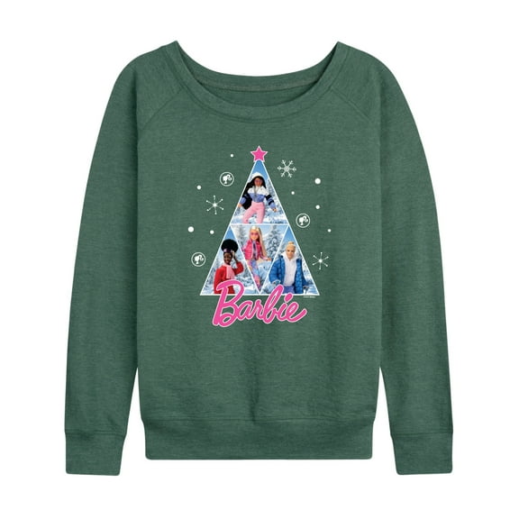 Barbie - Holidays & Christmas - Winter & Snow Time - Women's Lightweight French Terry Long Sleeve Shirt