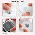 thumbnail image 3 of Gnomes Clear Rubber Stamps Sunflower Sentiments Words Flower Kettle Transparent Postmark Silicone Seals Stamp DIY Scrapbooking Paper Craft Cards Making Photo Album Decorative, 3 of 9